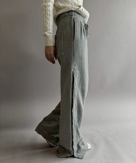 【USED】 DRIES VAN NOTEN Slit Sweat Pants /260328-018