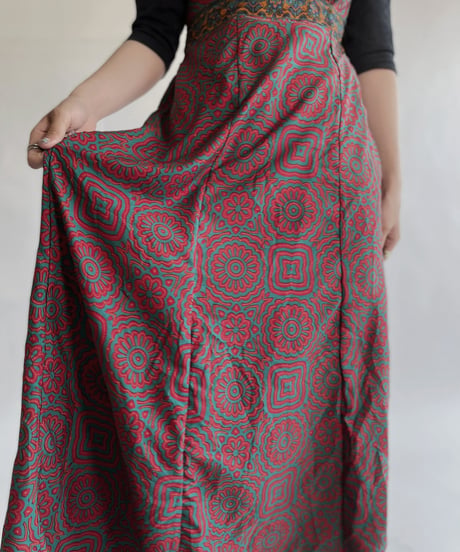 【USED】 Ethnic Printed Camisole One-piece / 220528-016