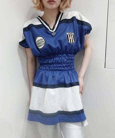 【RE;CIRCLE】 Shirring Football Shirt  /  250522-004