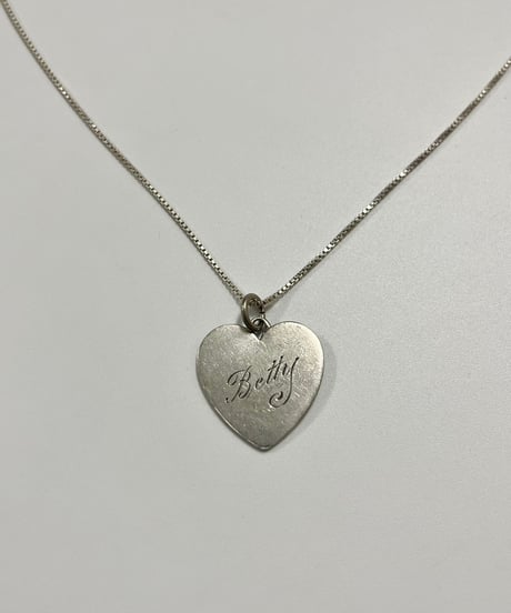 【USED】 Silver925 Heart Necklace /241026-045