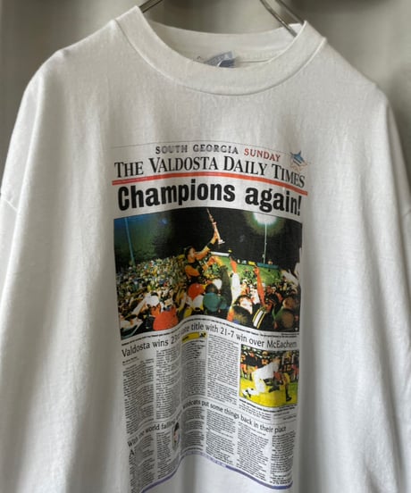 【USED】   News Paper T-Shirt / 230617-010
