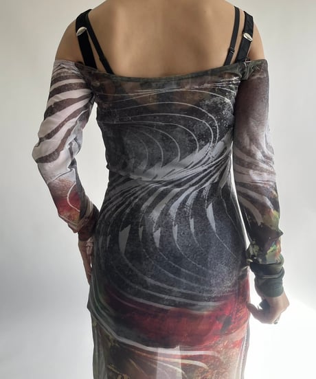 【USED】 JADED Design Sheer Camisole one-Piece /250208-020