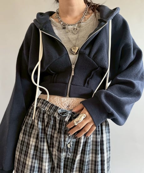 【RE;CIRCLE】 RE Zip Parka Short  / 251002-007
