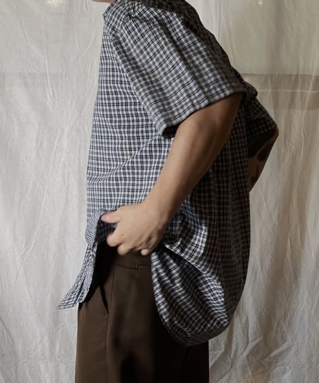 【USED】 Ralph Lauren Plaid S/S Shirt②/220613-015