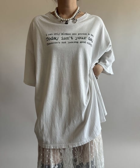 【USED】   Made in USA DELTA Today isn't your day T-Shirt/250510-061