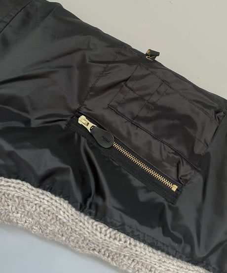【RE;CIRCLE】 RE MA1 × Alan Knit Short Jacket / 241219-001