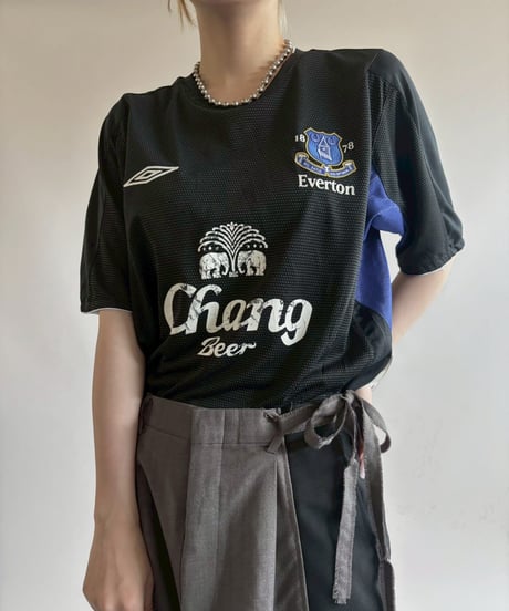 【USED】04~05's UMBRO Everton Soccer Shirt / 250712-021