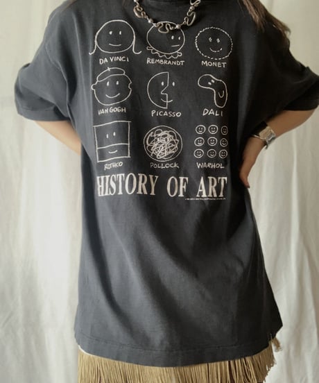 【USED】 S/S T-shirt HISTORY OF ART/210617-012