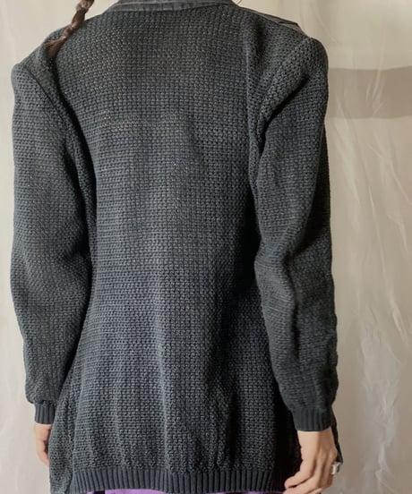 【USED】 Knit × Cotton Jacket/210708-003