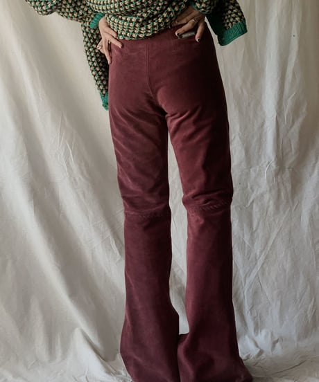 【USED】Fake Suede Pants/210217-038