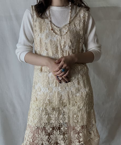 【RE;CIRCLE】  RE Crochet N/S Dress ①/210512-005