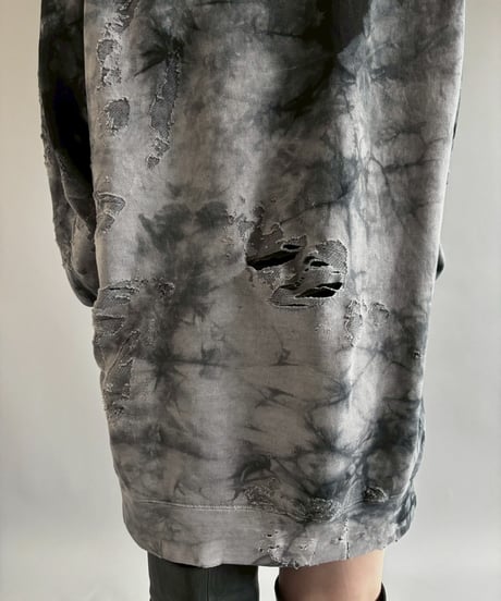 【USED】 Damage Hoodie /251101-004