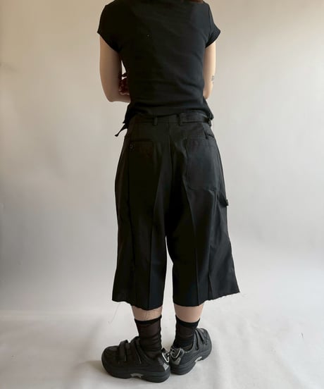 【RE;CIRCLE】 Re Suit Double Knee Shorts / 250612-004