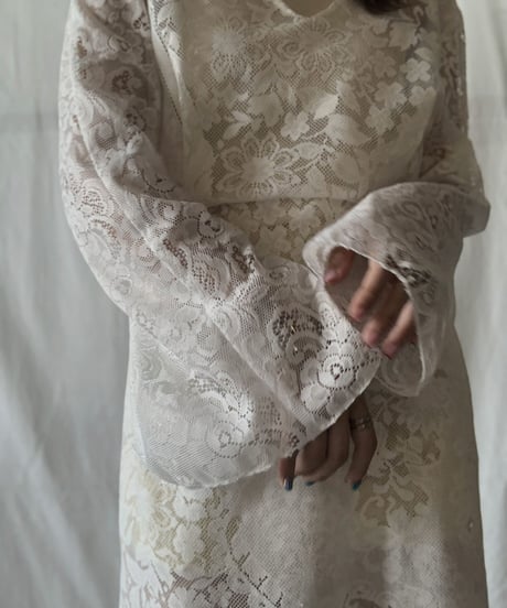 【RE;CIRCLE】 RE Lace Flare One-piece/210611-031