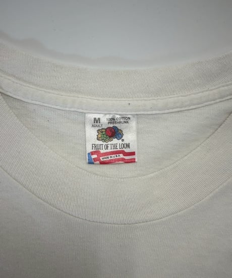 【USED】 RESIZED Made in USA 95's Fruit of the Loom 5k RUN T-Shirt / 250802-005