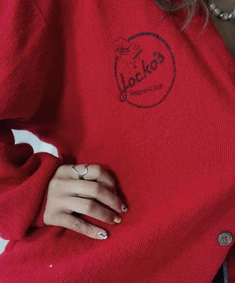【USED】   THE FOX Acrylic Knit Cardigan/210930-021
