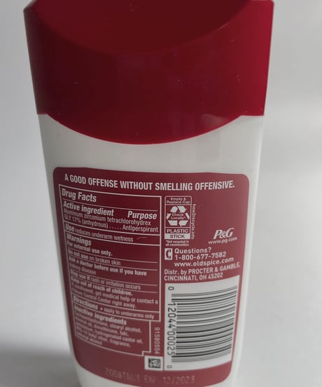 【NEW】Old Spice PURE SPORT Anti perspirant ＆ Deodorant  /220327-056