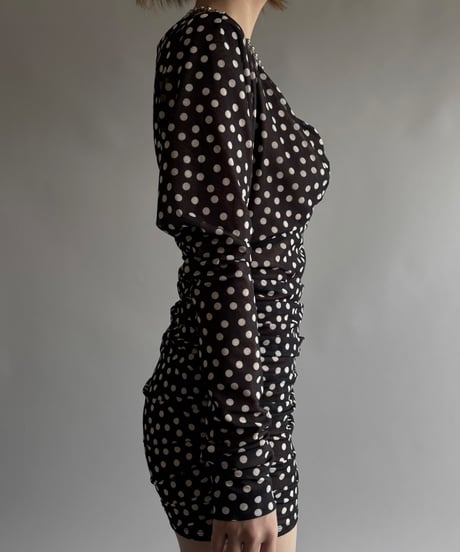 【USED】Dot pattern design top/250920-033