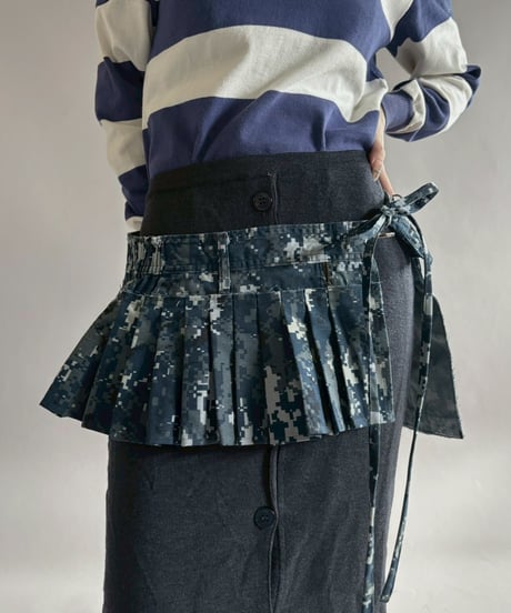 【RE;CIRCLE】 RE  Military Camouflage Wrap Skirt / 260226-010