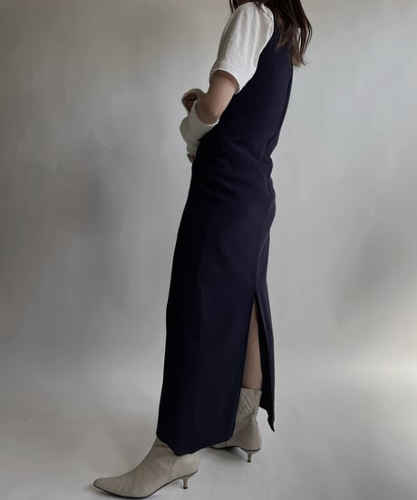 【USED】 Wool Mix N/S One-piece / 220409-028