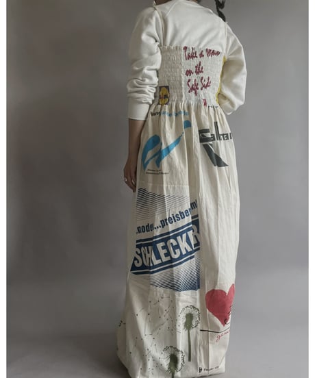 【RE;CIRCLE】RE Eco-Friendly Bag Shirring One-piece / 230427-009