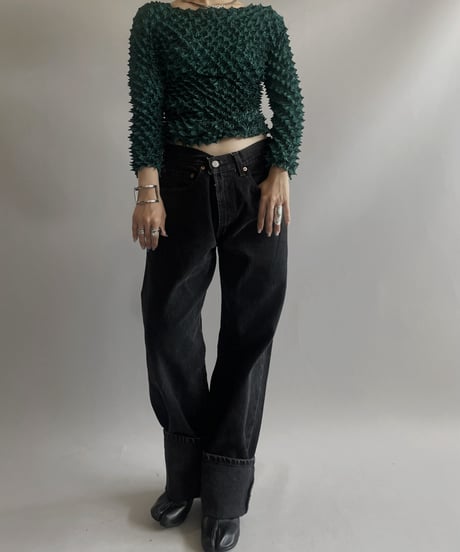 【USED】L/S Popcorn Top/ 230909-013