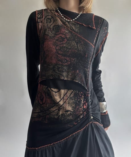 【USED】 L/S design One-Piece  /250906-019
