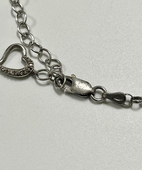 【USED】 LENOX Silver925 Heart Necklace /241026-046