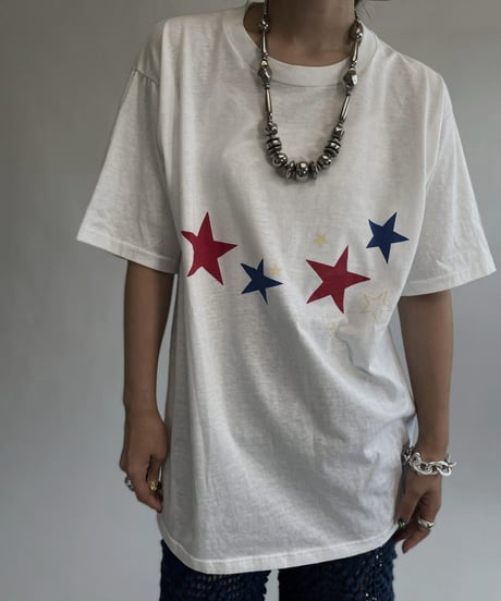 【USED】 Star Pattern T-shirt / 220827-017