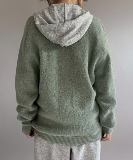 【USED】 Made In USA HERITAGE Acrylic Cardigan / 260110-003