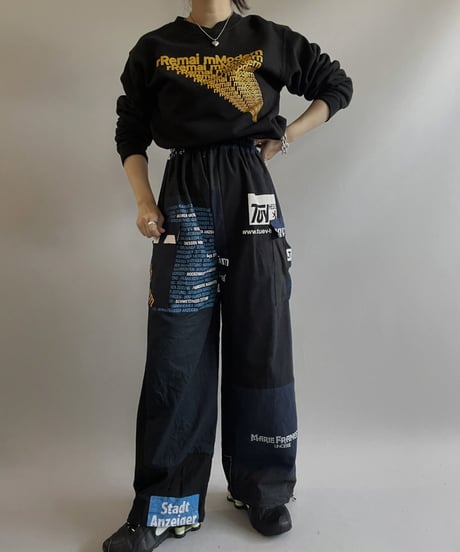 【RE;CIRCLE】RE Eco-Friendly Bag Cargo Pants Black / 230828-015