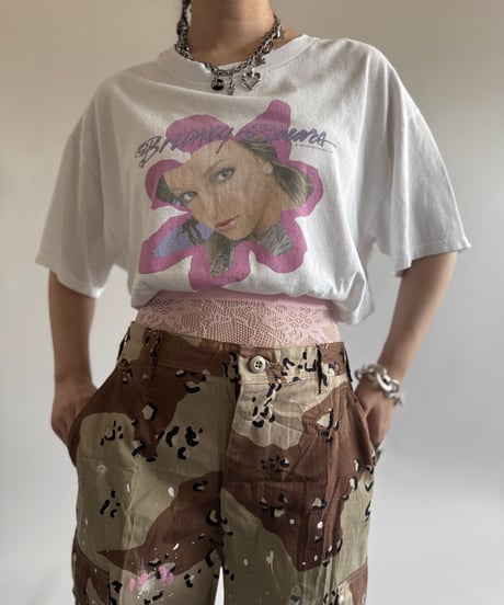 【USED】 99's Hanes BRITNEY T-Shirt / 250614-006