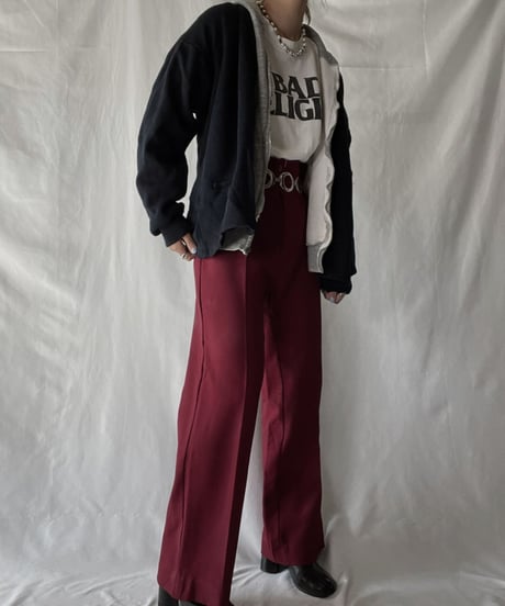 【USED】   Acrylic Knit Cardigan④/211020-055