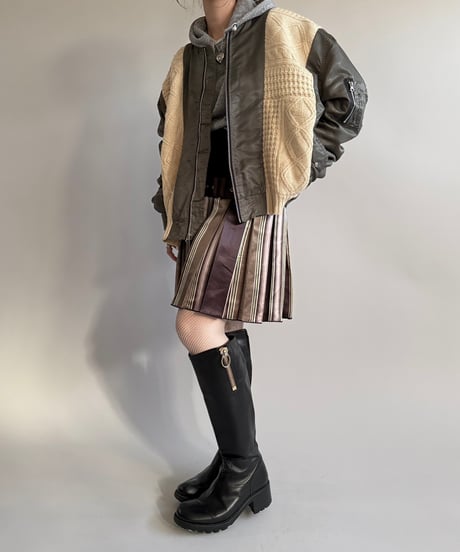 【USED】 CHOPOVA LOWEANA Pleats Skirt/250104-003