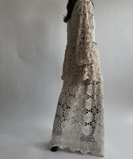 【RE;CIRCLE】 RE Crochet Lace One-piece / 220427-039