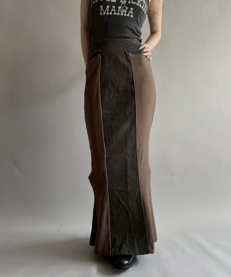 【USED】 DAWANG Design Long Skirt/251004-005