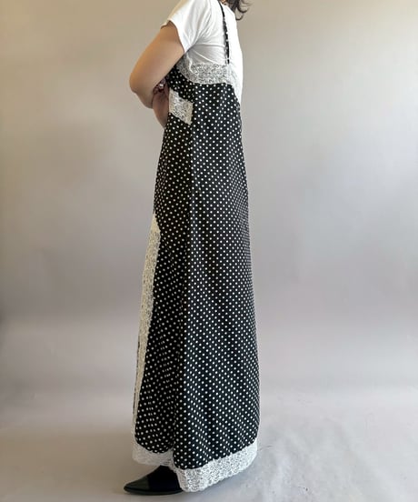 【RE;CIRCLE】 RE Dot Pattern Camisole Long One-Piece / 260514-010
