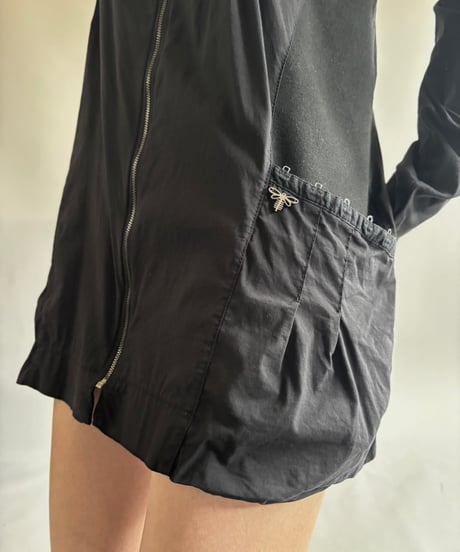 【USED】 Design Zip Up Short One-Piece  / 250531-005