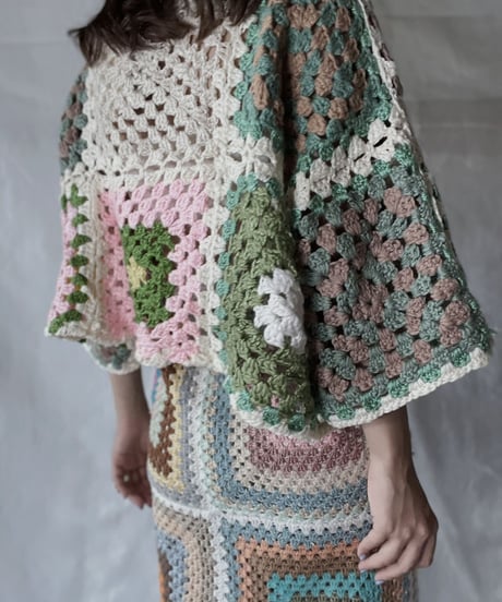 【RE;CIRCLE】 RE Granny Knit Top⑧/211014-021
