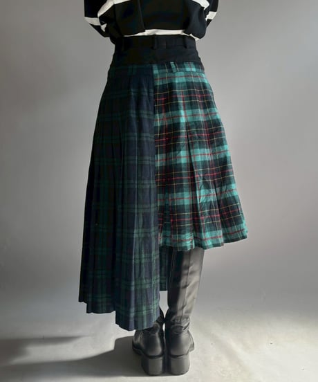 【RE;CIRCLE】 RE Kilt Long Skirt / 251204-009