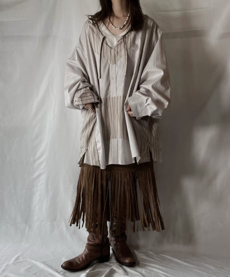 【RE;CIRCLE】 Remake Mexican Parker Shirt⑨/210906-010