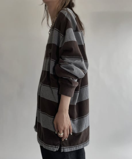 【USED】 Chaps Long Sleeved Striped T-shirt / 220618-014