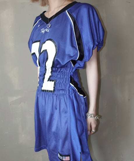 【RE;CIRCLE】 Re Shirring Football Shirt  /  250724-032