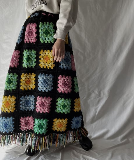 【RE;CIRCLE】 RE Granny Long Skirt②/211110-009