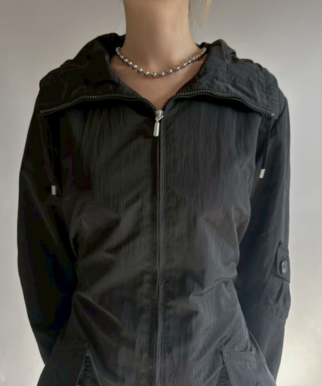 【USED】 Design Nylon Coat /251220-018