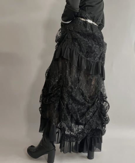 【USED】  Kuroneko Long Skirt  / 221126-005