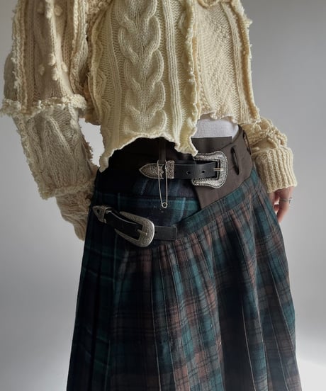 【RE;CIRCLE】 RE Kilt Skirt Middle / 250206-012