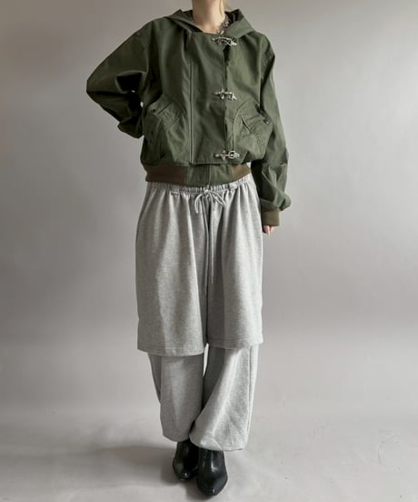 【RE;CIRCLE】RE U.S Military Rebuild Hooded Fireman Jacket Khaki / 260226-017