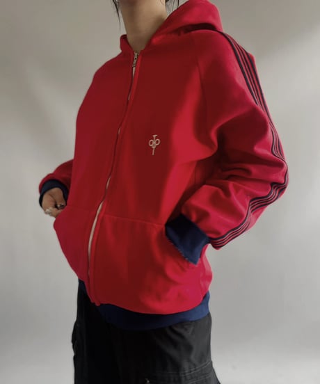 【USED】 Jersey Zip Up Hoodie / 230930-002