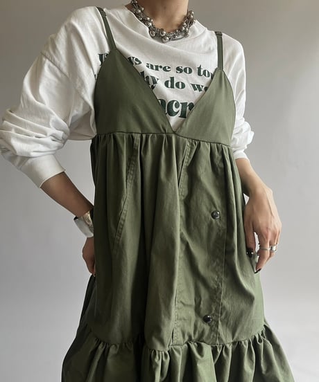 【RE;CIRCLE】 RE ARMY Back Lace Up Camisole / 250508-004
